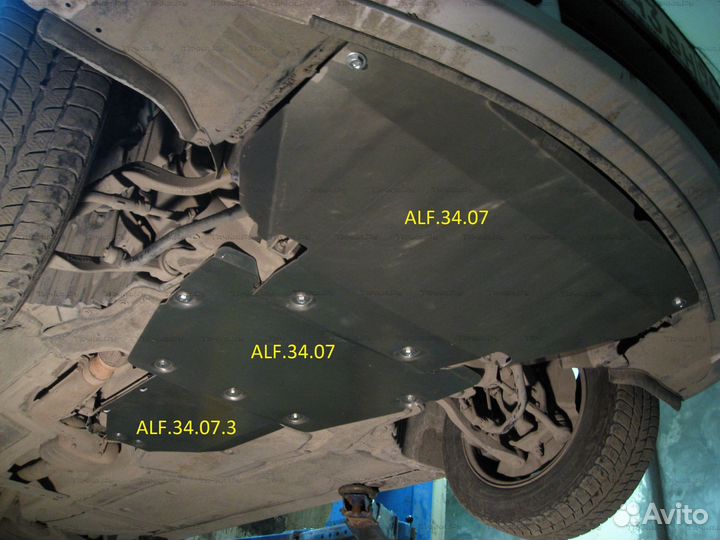 Защита радиатора картера и кпп BMW 5 E60 2003-2010