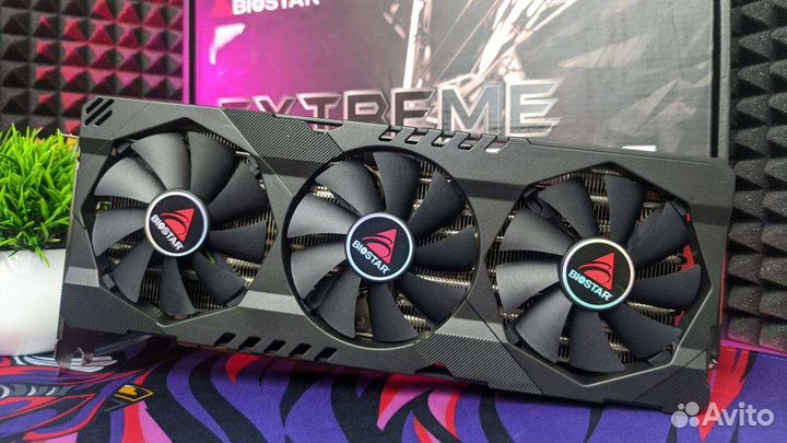 Видеокарта Rx 6700XT 12GB Biostar/ Коробка