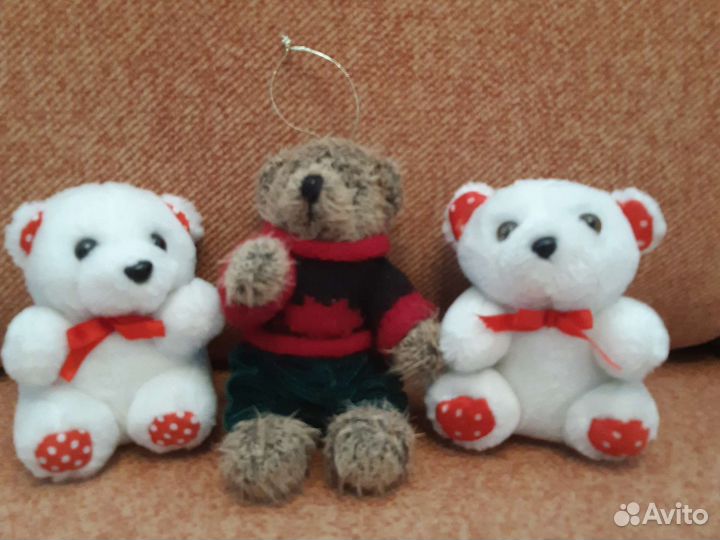 Коллекция мягких медведей