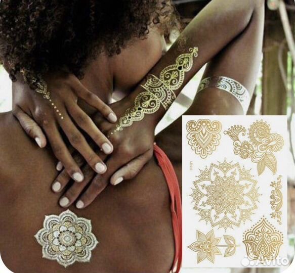 Переводные татуировки временные