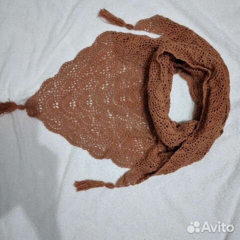 Вязаный бактус (платок шаль)