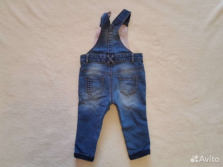 Джинсовый комбинезон для девочки 80 размер