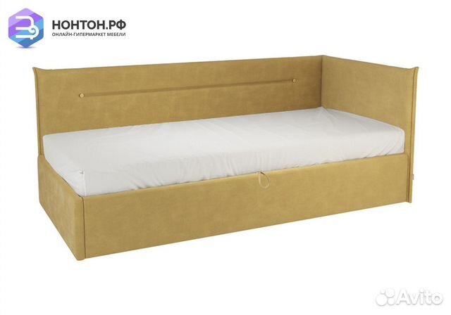 Кровать Альба 0.9 м медовая