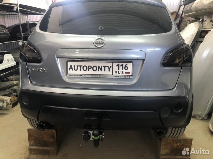 Фаркоп Nissan Qashqai съемный шар