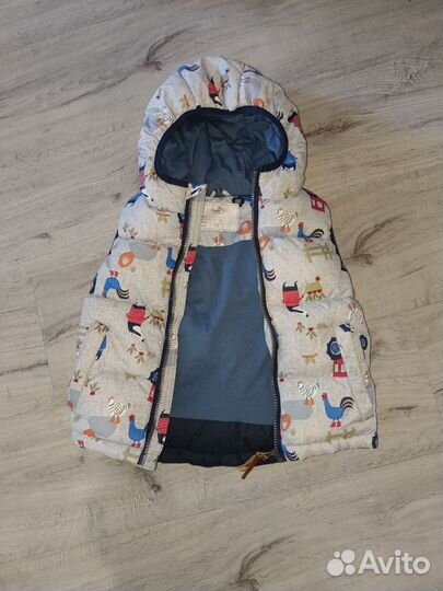 Флисовый костюм с жилеткой 92