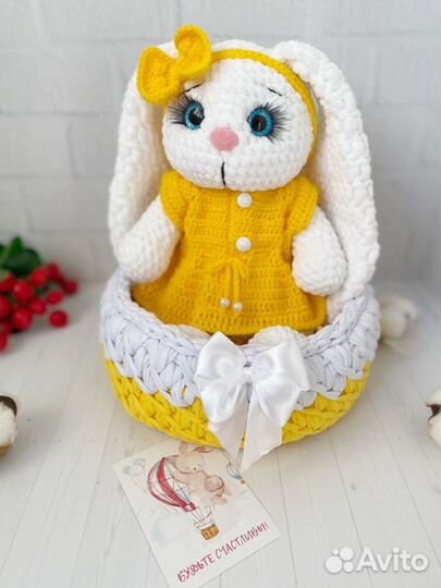 Мягкая игрушка зайка