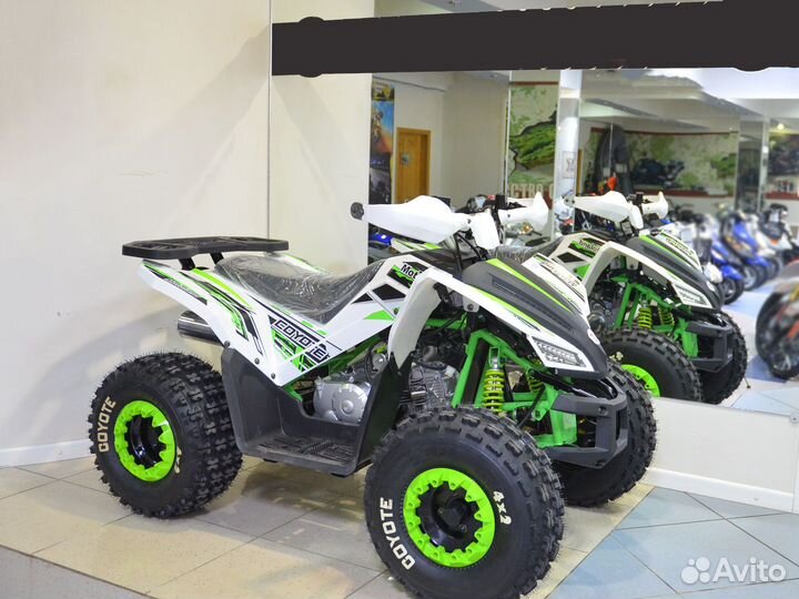 Квадроцикл Motoland Coyote 125 зеленый