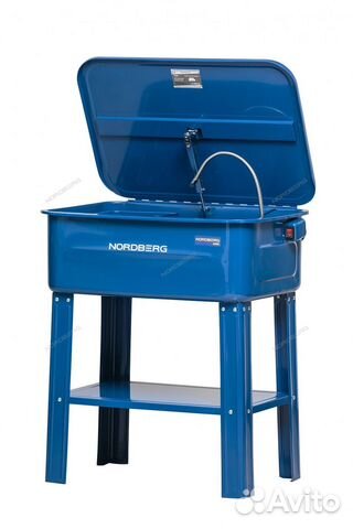 Установка для мойки деталей с электр. насосом, 75л