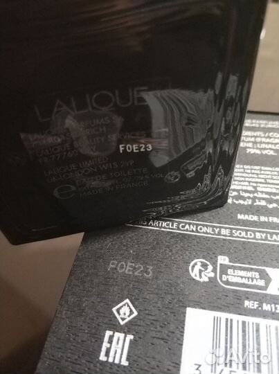 Мужская туалетная вода lalique encre noire 100мл