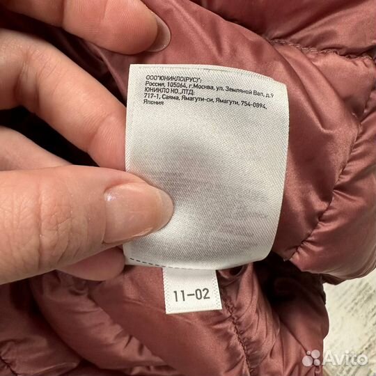 Женский стеганый жилет Uniqlo, оригинал