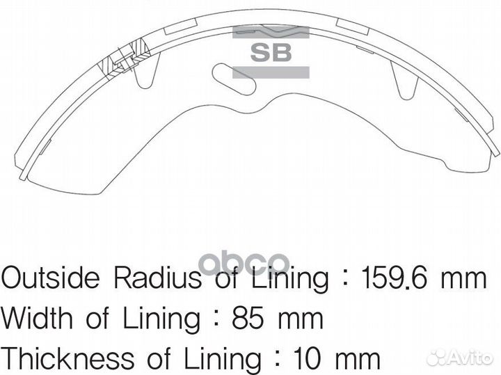 Колодки тормозные SA014 SA014 Sangsin brake