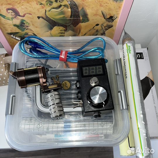 Роторная тату машинка + оборудование