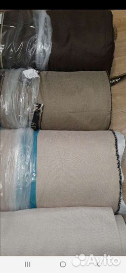 Ткань для штор, рогожка блэкаут. канвас