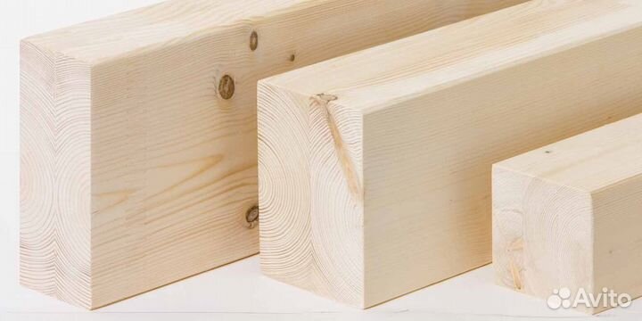 Брус клеенный 100*100*3000 сорт А