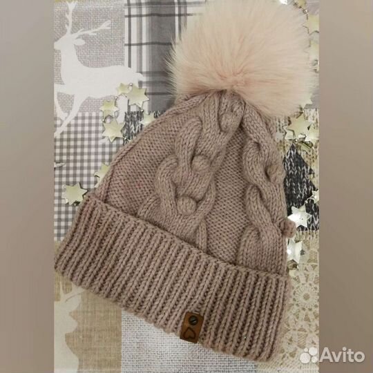 Женская шапка, ручная работа