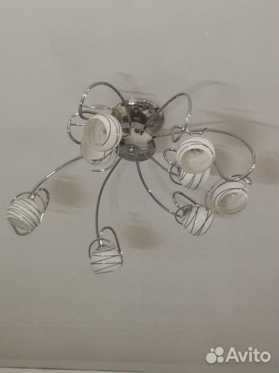 Люстра потолочная бу