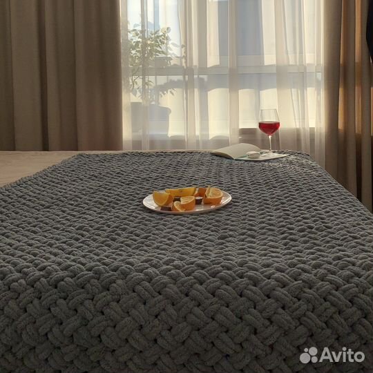 Плед ручной работы