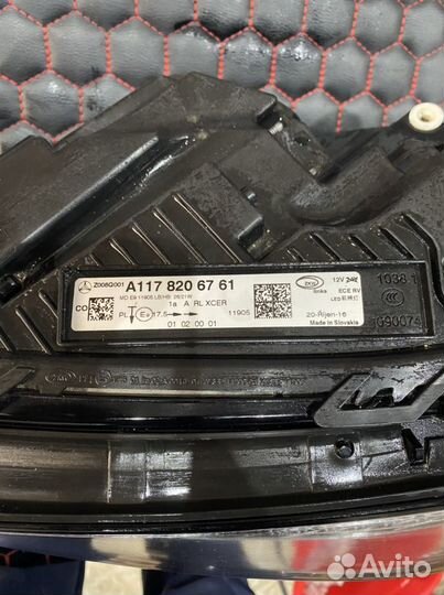 Фара левая Mercedes c117/x117