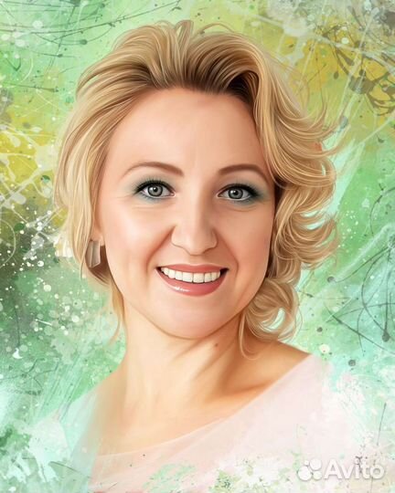 Портрет на холсте по фото(Разные стили)