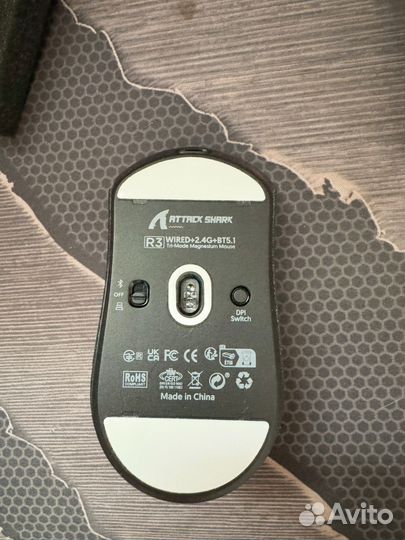 Беспроводная мышь игровая Attack Shark R3 PAW3395