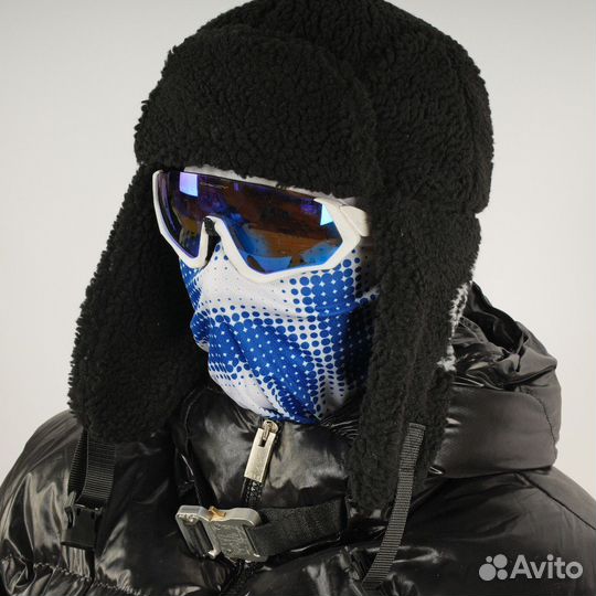 Шапка ушанка supreme