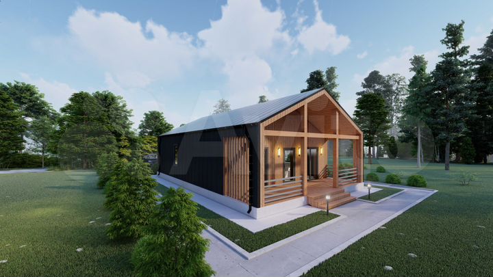 Дом 106 м² на участке 6 сот.