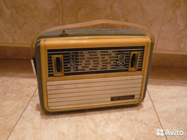 Ретро: VEF spidola10, спидола 1967 г