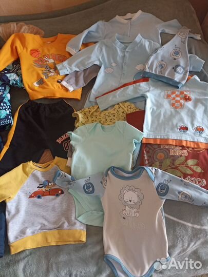 Вещи пакетом на мальчика 80-86