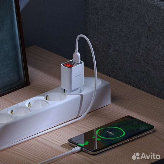 Зарядное устройство borofone BA58A, 2*USB, 2.4A