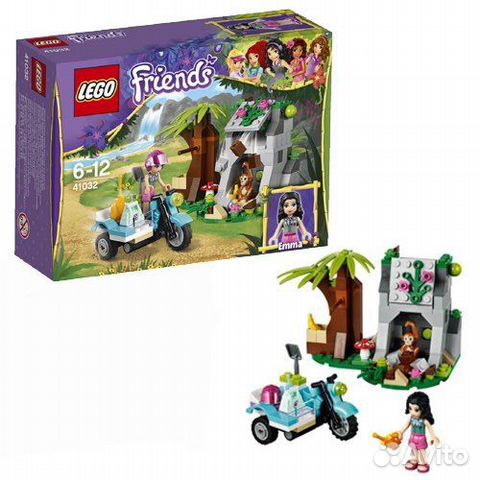 Констурктор Lego Friends. Джунгли: мотоцикл скорой