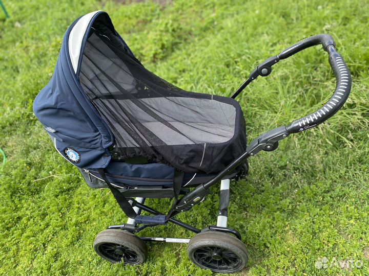 Коляска Emmaljunga City Cross 2 в 1 цвет Navy