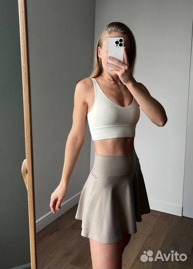 Спортивная юбка с шортиками новая женская 42/44