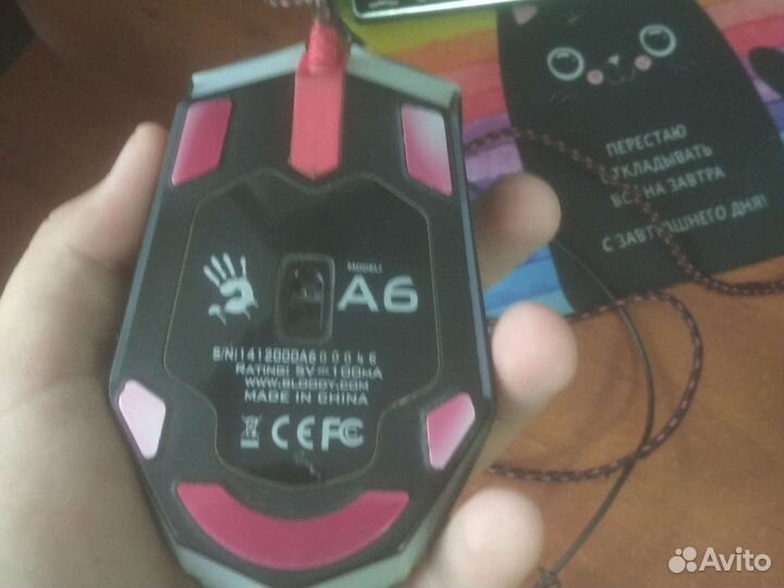 Игровая мышь bloody a6