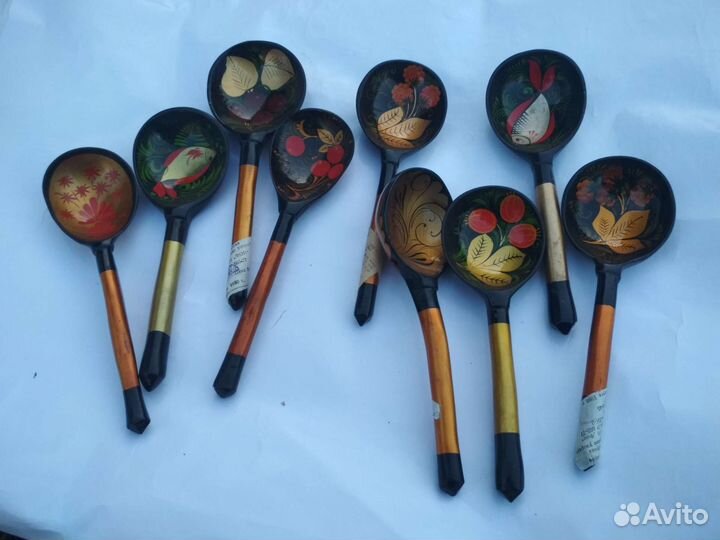 Ложки деревянные хохлома,новые