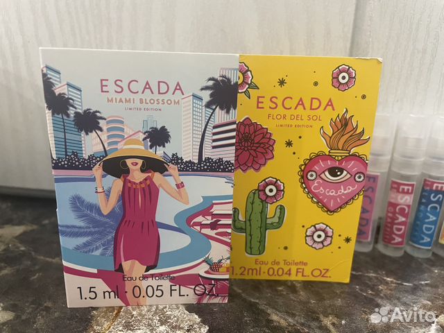 Семплы и отливанты Escada