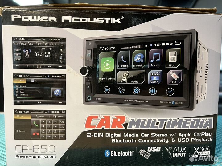 Автомагнитола 2din с Apple CarPlay