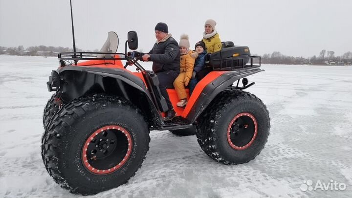 Квадроцикл болотоход Уран Охотник