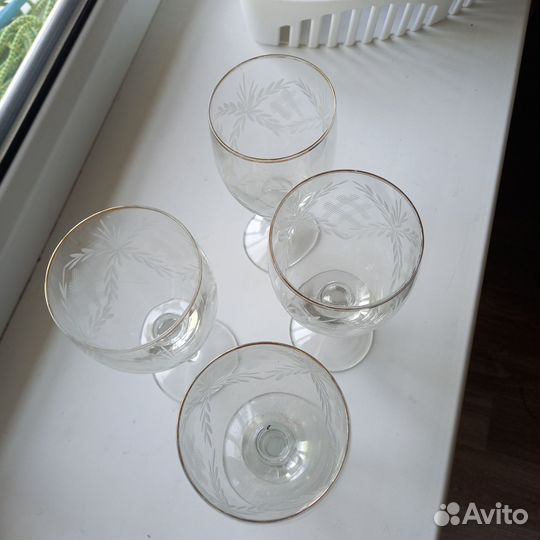 Фужеры хрустальные СССР