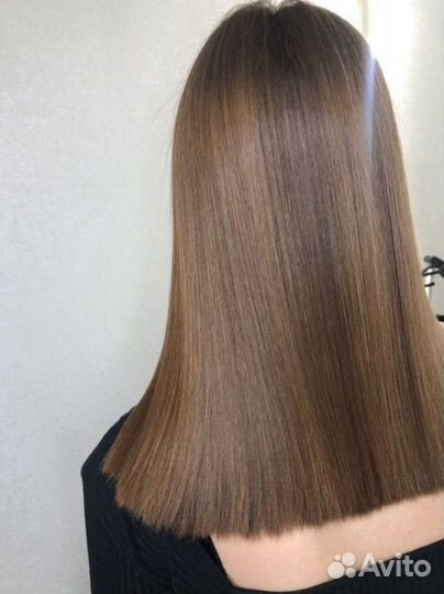 Наращивание волос кератин/ботокс