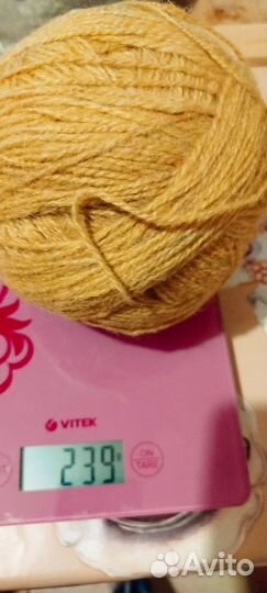 Пряжа чистошерстяная 100 %