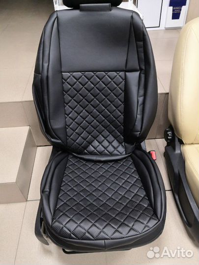 Авточехлы Ромб на Kia Rio 4 2017+