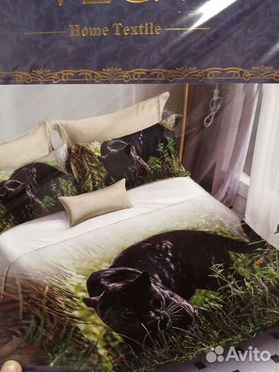 Постельное белье сатин евро