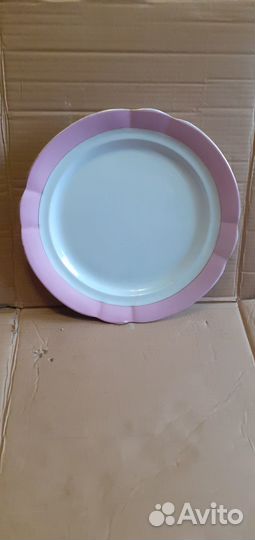 Старинное большое блюдо Кузнецов