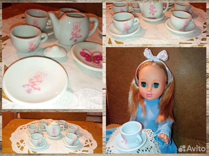 Набор миниатюрной посуды (керамика)