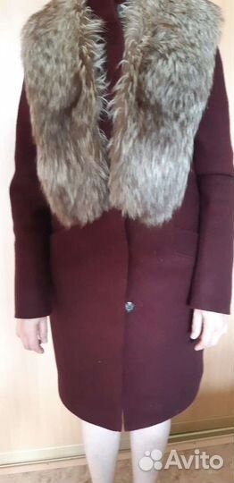 Меховой воротник песец