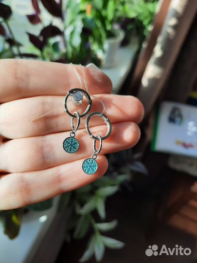 Серьги трансформеры Sokolov серебро, новые