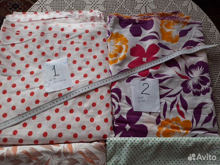 Ткань хлопок СССР метражом для тех кто шьет