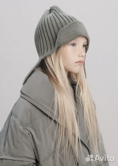 Новое стеганое пальто для девочки Zara