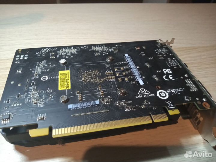 Видеокарта PCI-E MSI GeForce GTX 1050 Ti aero ITX
