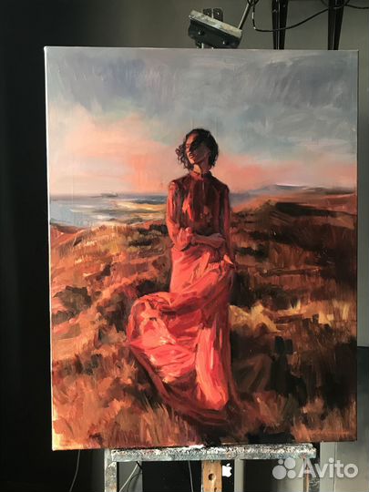 Картина маслом на холсте большая
